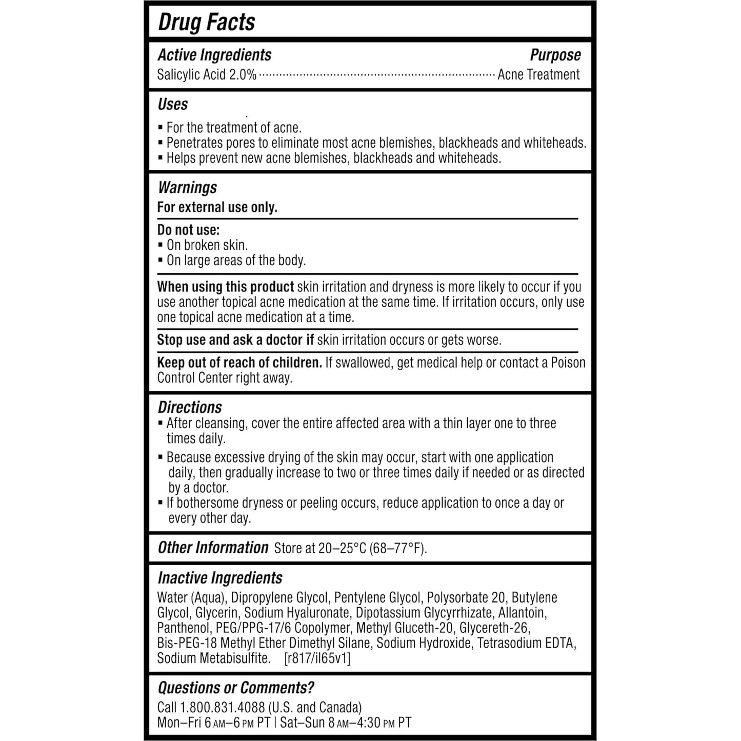 two strength variants (regular strength and extra strength) for different acne severities