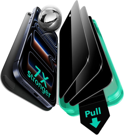 two-way privacy filter blocking side views beyond 28 degrees while preserving front-on clarity
