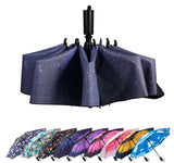 LANBRELLA Reverse Folding Umbrella – Elderly-Friendly Auto Open and Close for One-Handed Safe Use