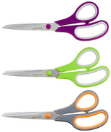 Amazon Basics Scissors 3-Pack Gift Set, Premium PVD Coated Blades for Office Workers Teachers and Crafters