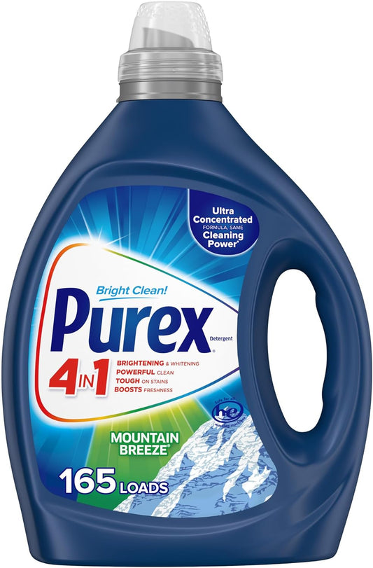 ultra-concentrated 82.5 fl oz formula yielding up to 165 loads per bottle