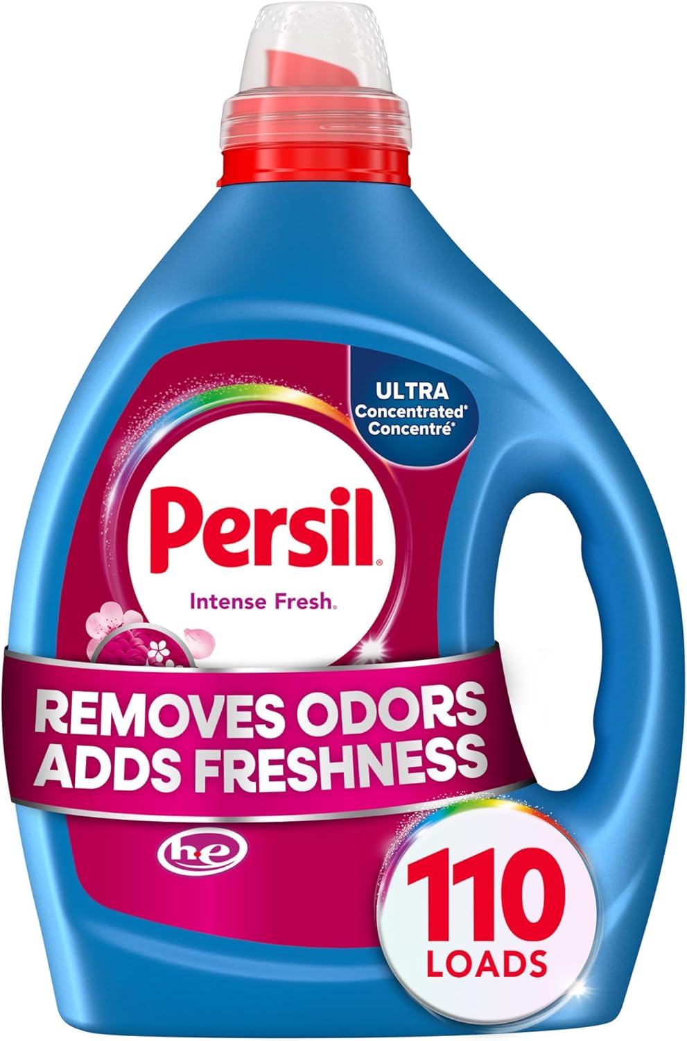 ultra-concentrated liquid formula delivering more cleaning power per drop versus standard persil 1.31 oz dose