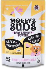 Molly's Suds Baby Laundry Detergent Powder – Safe Newborn Laundry for Nursery, Playroom, and Kids' Clothing