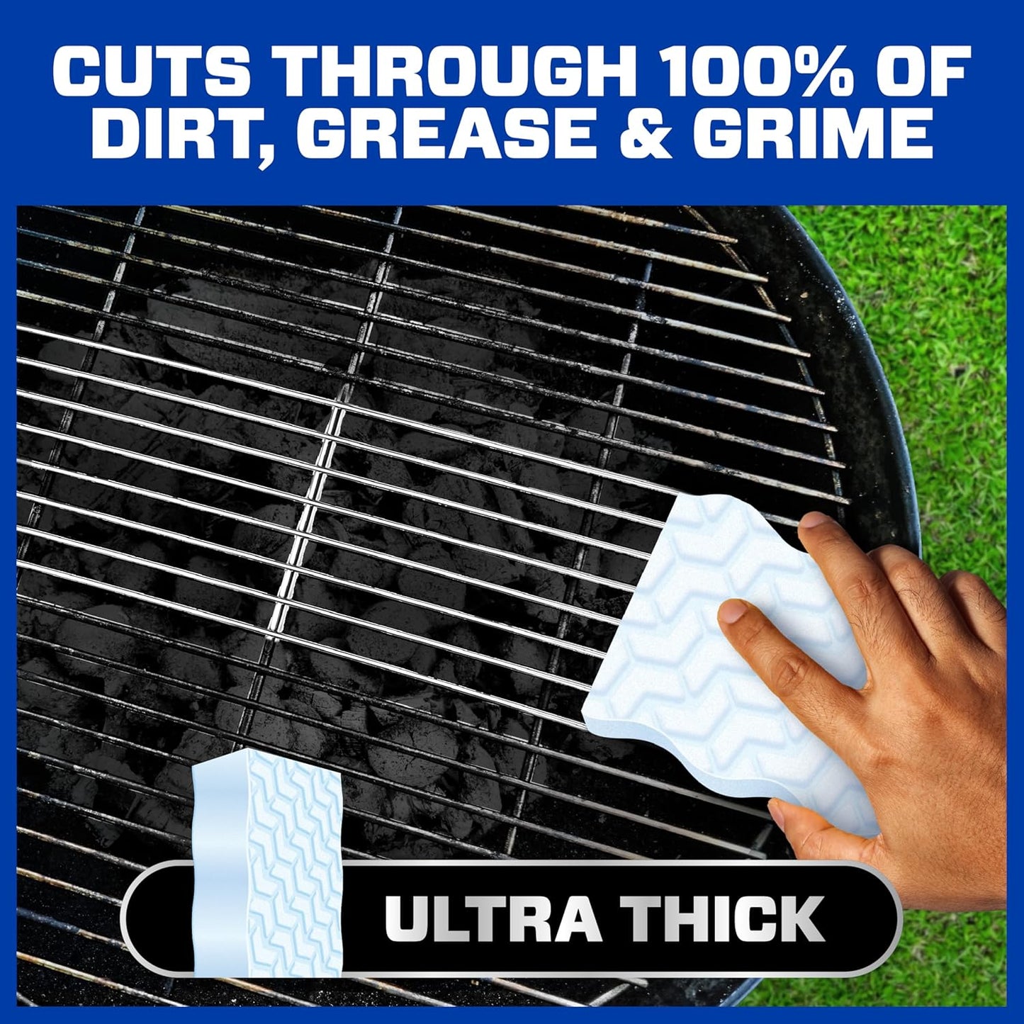 ultra foamy technology combines dawn dish soap with magic eraser micro-scrubbers