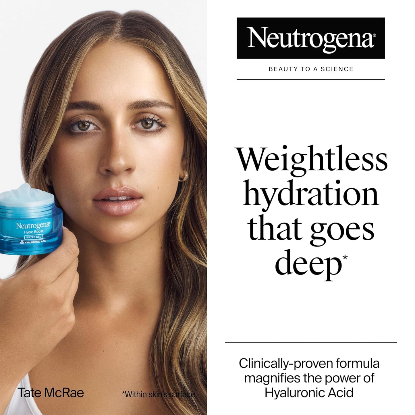 ultra-lightweight water gel texture for fast, non-greasy absorption