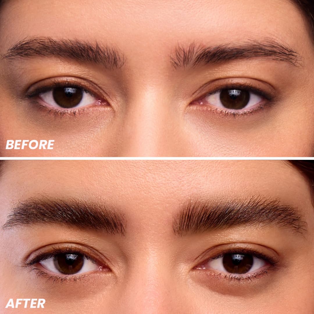 ultra-pigmented brow masque formula for vibrant color payoff