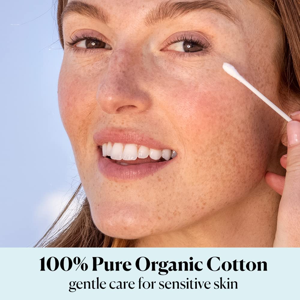 ultra-soft, absorbent tips suitable for all skin types