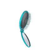 Wet Brush Pop Go Detangler – Foldable Travel Hair Brush for Carry-Ons, IntelliFlex Bristles and Built-In Mirror