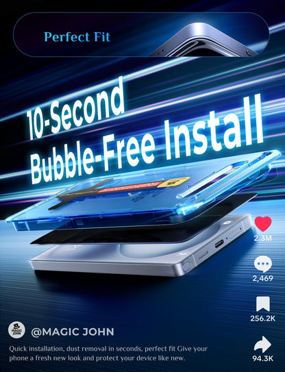 ultra-thin 0.25mm profile with ultrasonic ab adhesive for fingerprint compatibility