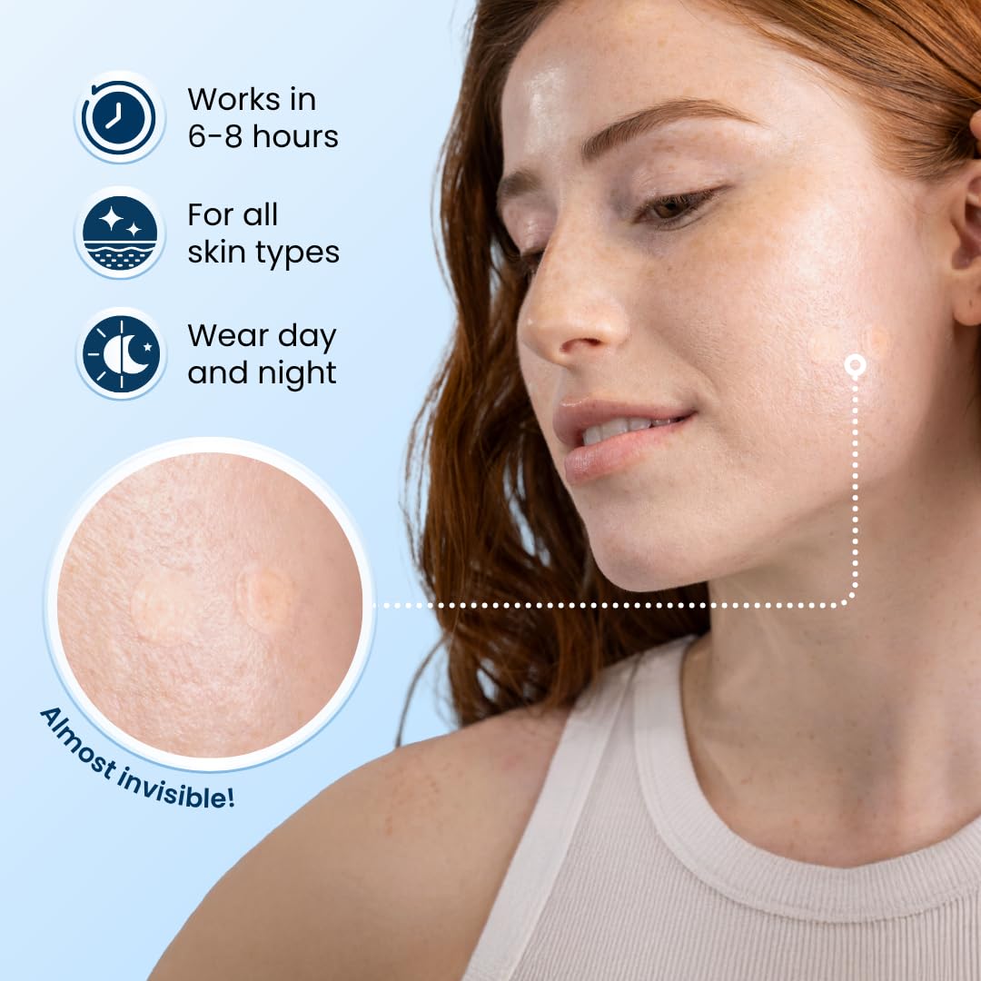 ultra-thin nearly invisible dot shape that blends with all skin tones