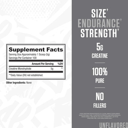 unflavored, filler-free, dye-free clean formula