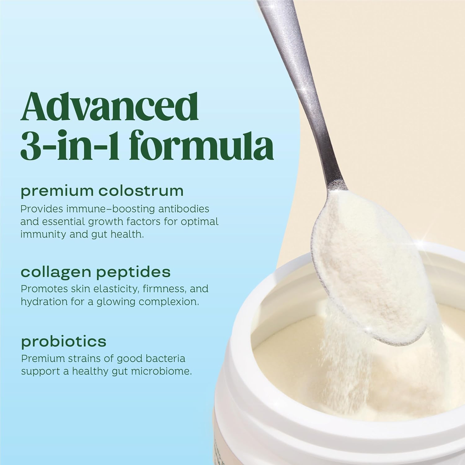 unflavored formulation that mixes easily into water, juice, or smoothies