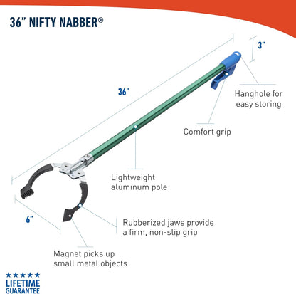 Unger Professional 36-Inch Nifty Nabber Grabber Tool – Practical Senior Care Gift for Elderly Parents and Grandparents