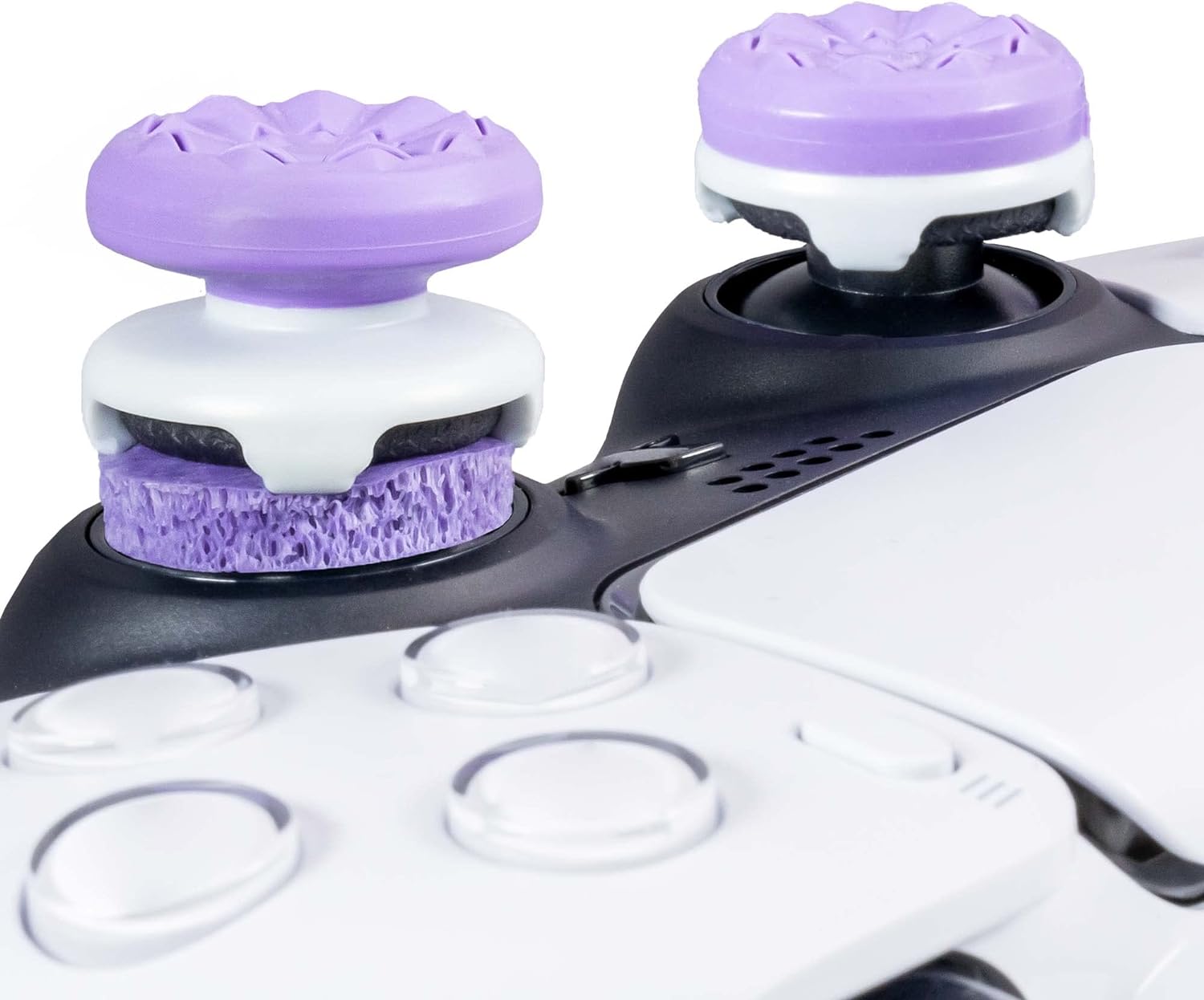 unique shock-absorbing material on precision rings to cushion stick movement