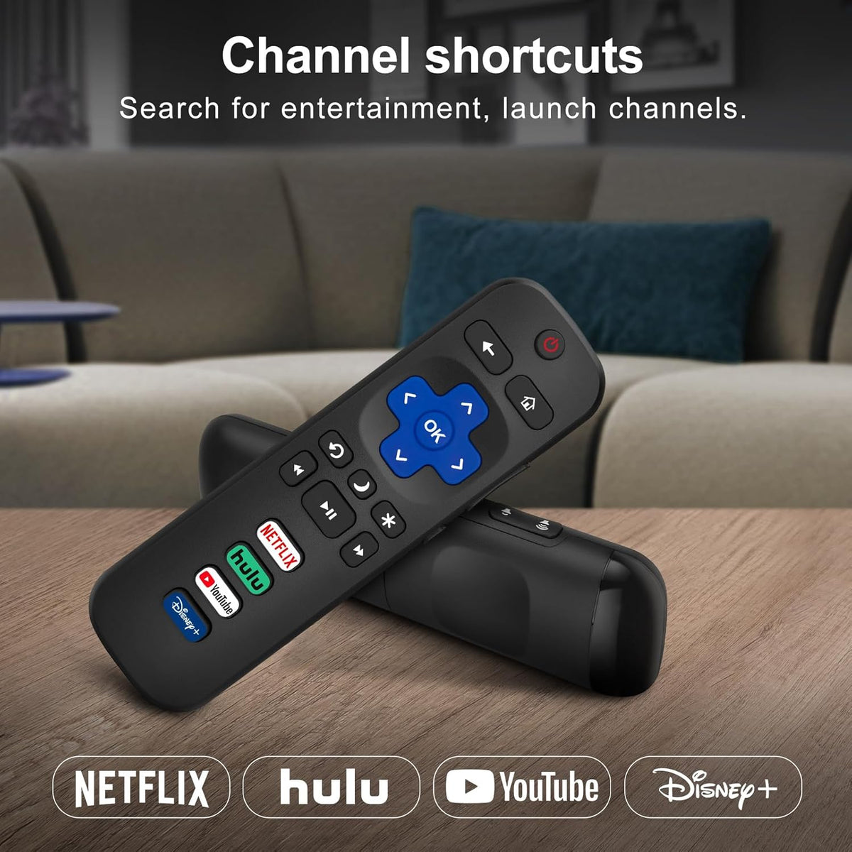 universal compatibility across tcl, hisense, onn, sharp, element, westinghouse, philips, insignia, jvc, rca, hitachi, and sanyo roku tvs