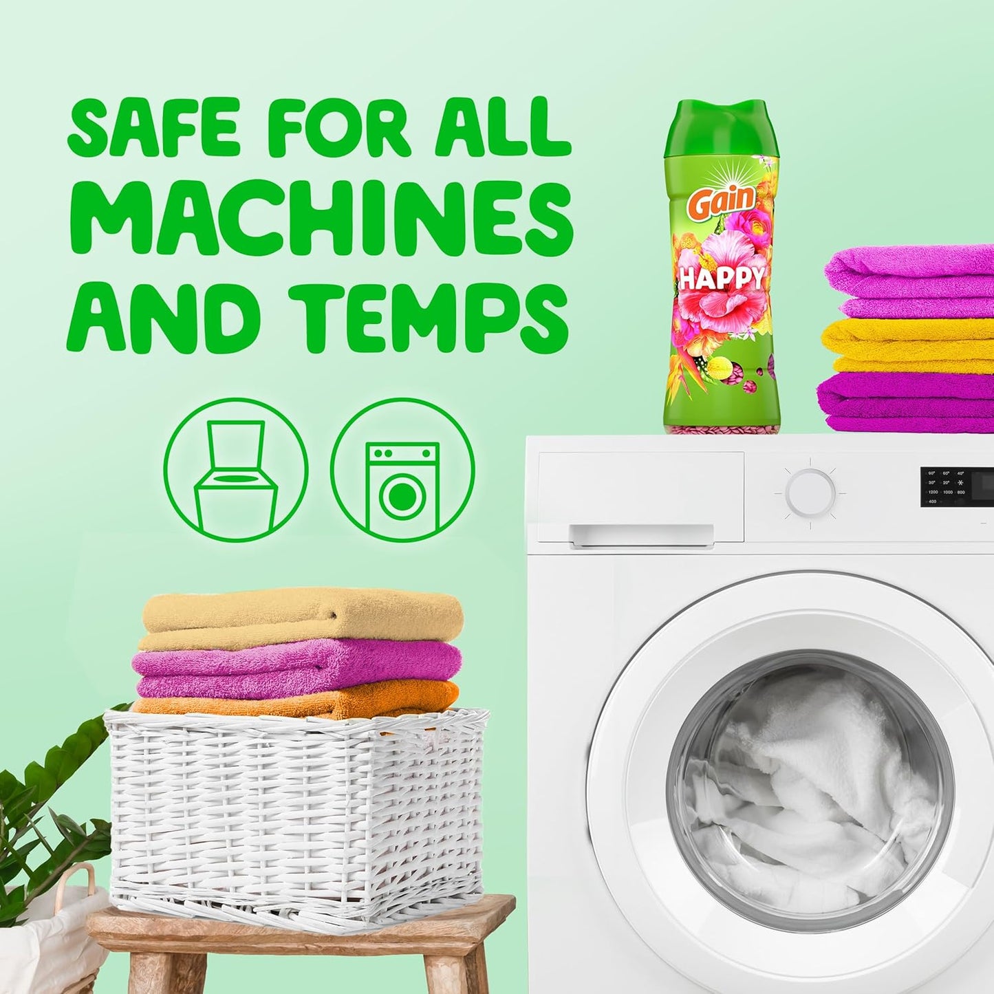 universal compatibility with all washing machines and water types (he, standard, hot, cold)
