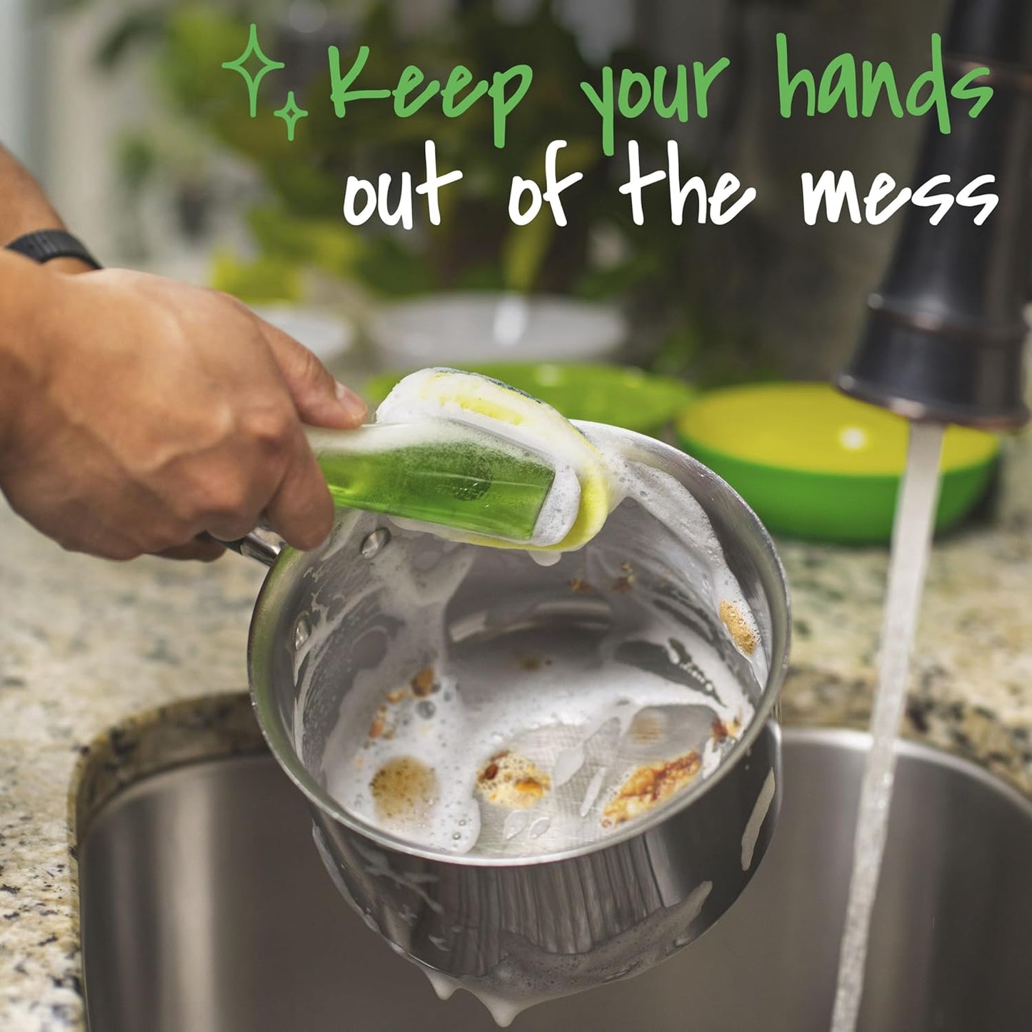 universal fit with all scotch-brite dishwand handles