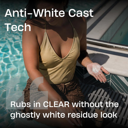 unscented, non-greasy cream that leaves no white residue