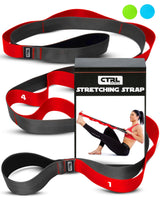 Stretching Strap with Loops – Safe Post-Surgery Stretching Tool, No Snap-Back Nylon for Controlled Therapy