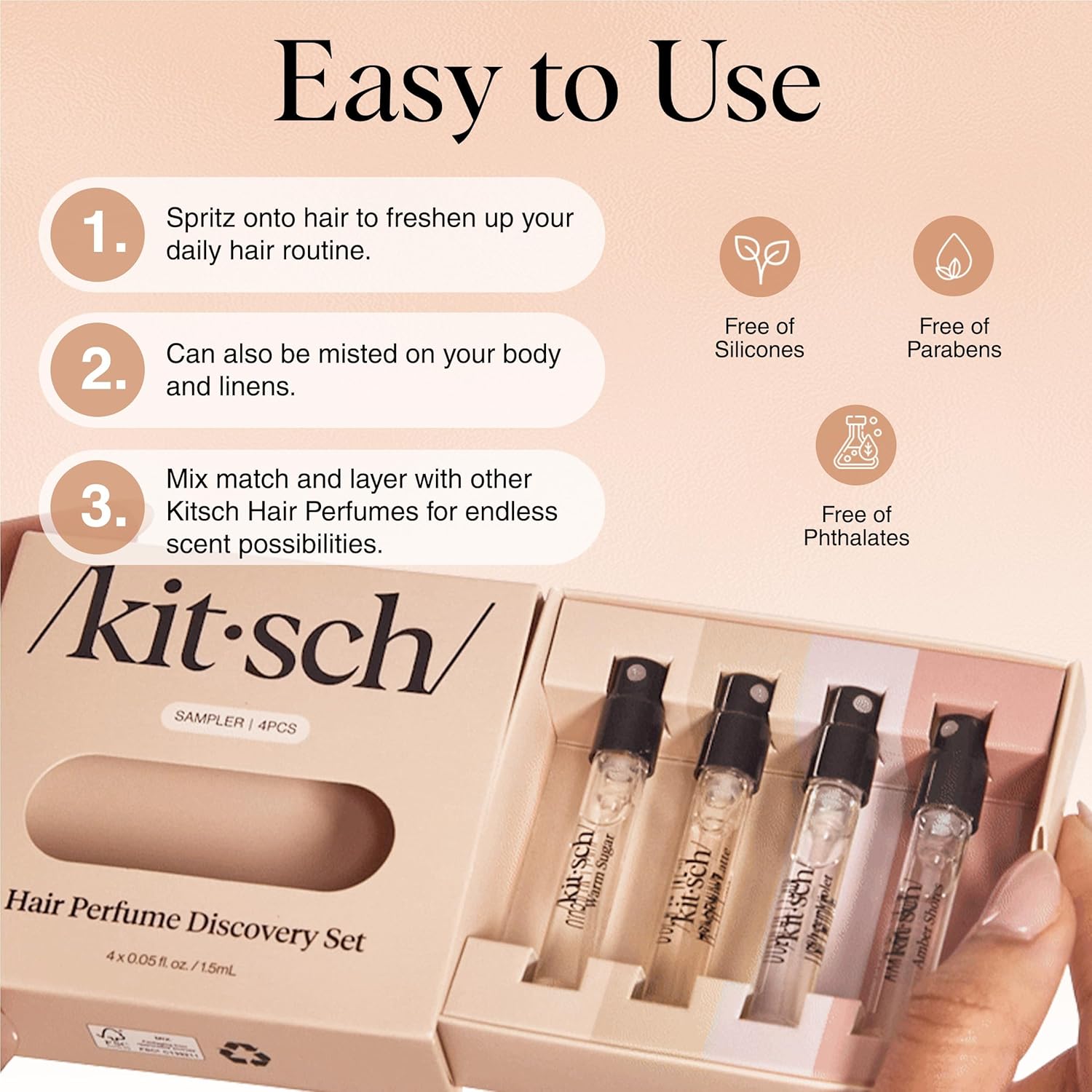 up to 1-day scent duration per application