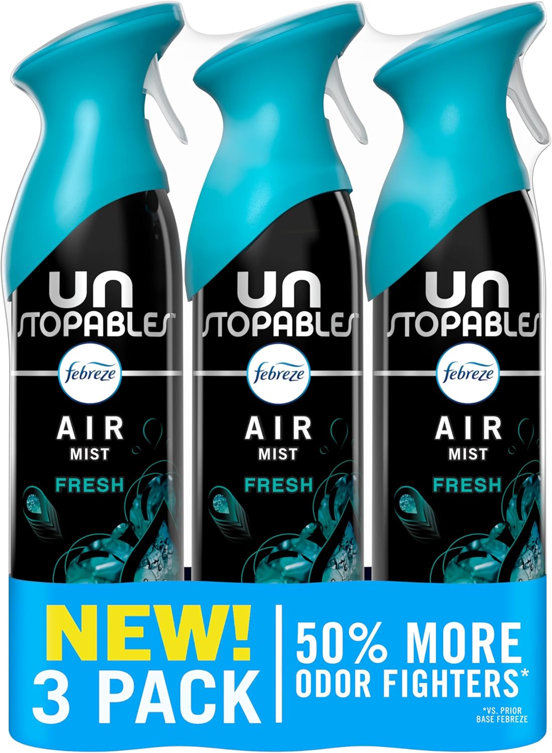 upgraded formula with 50% more odor fighters and 30% more fragrance versus prior base febreze