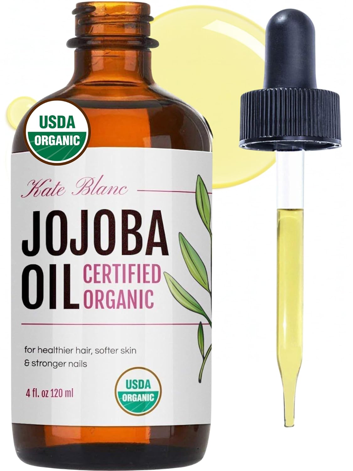 usda certified organic, 100% pure jojoba oil