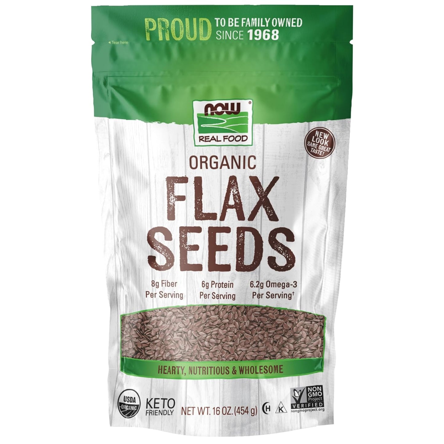 usda organic certified whole flax seeds