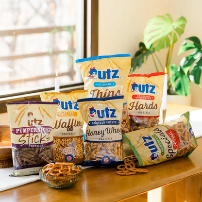 Utz Sourdough Pretzel Nuggets 52 oz Barrel – Thoughtful Care Package Snack Gift for Friends and Family Far Away