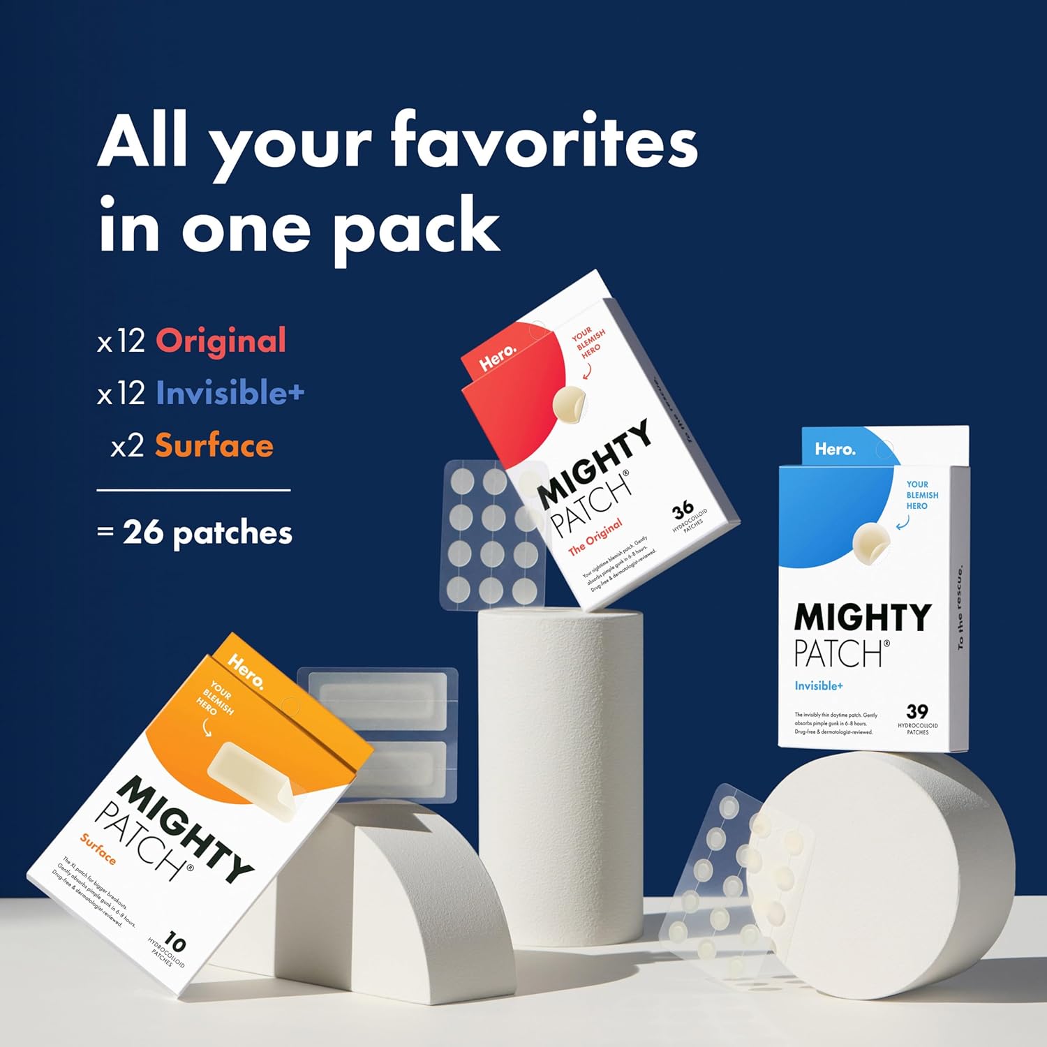 uv-sterilized, allergy-tested, and dermatologist-reviewed patches