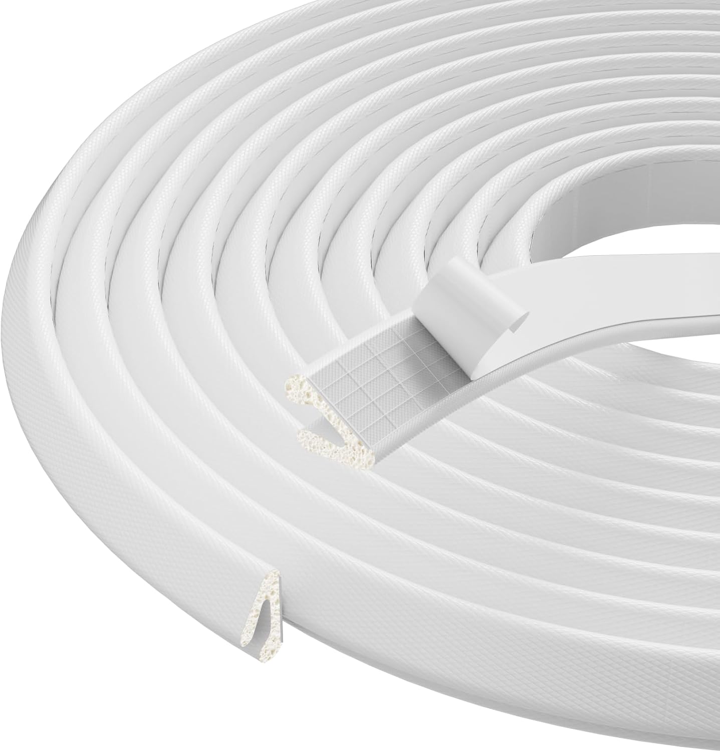 v-shaped pu foam core wrapped in durable nylon cloth for tight gap conformance