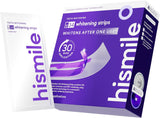 Hismile V34 Whitening Strips – Peroxide-Free PAP+ Teeth Whitening for Evening Self-Care Rituals, 30-Minute Stain Removal Treatment