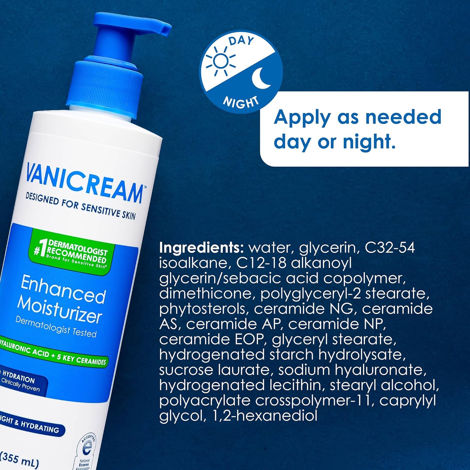 Vanicream Enhanced Moisturizer – Thoughtful Gift for Her with Sensitive or Eczema-Prone Skin