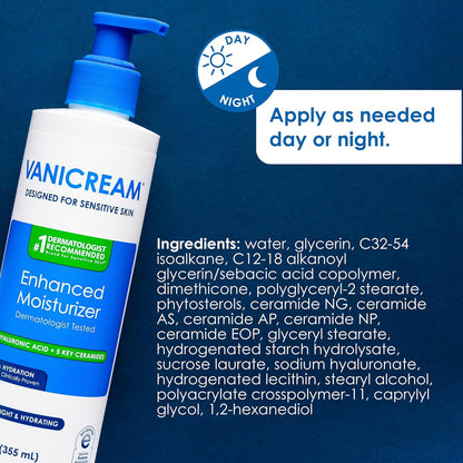 Vanicream Enhanced Moisturizer – Thoughtful Gift for Her with Sensitive or Eczema-Prone Skin
