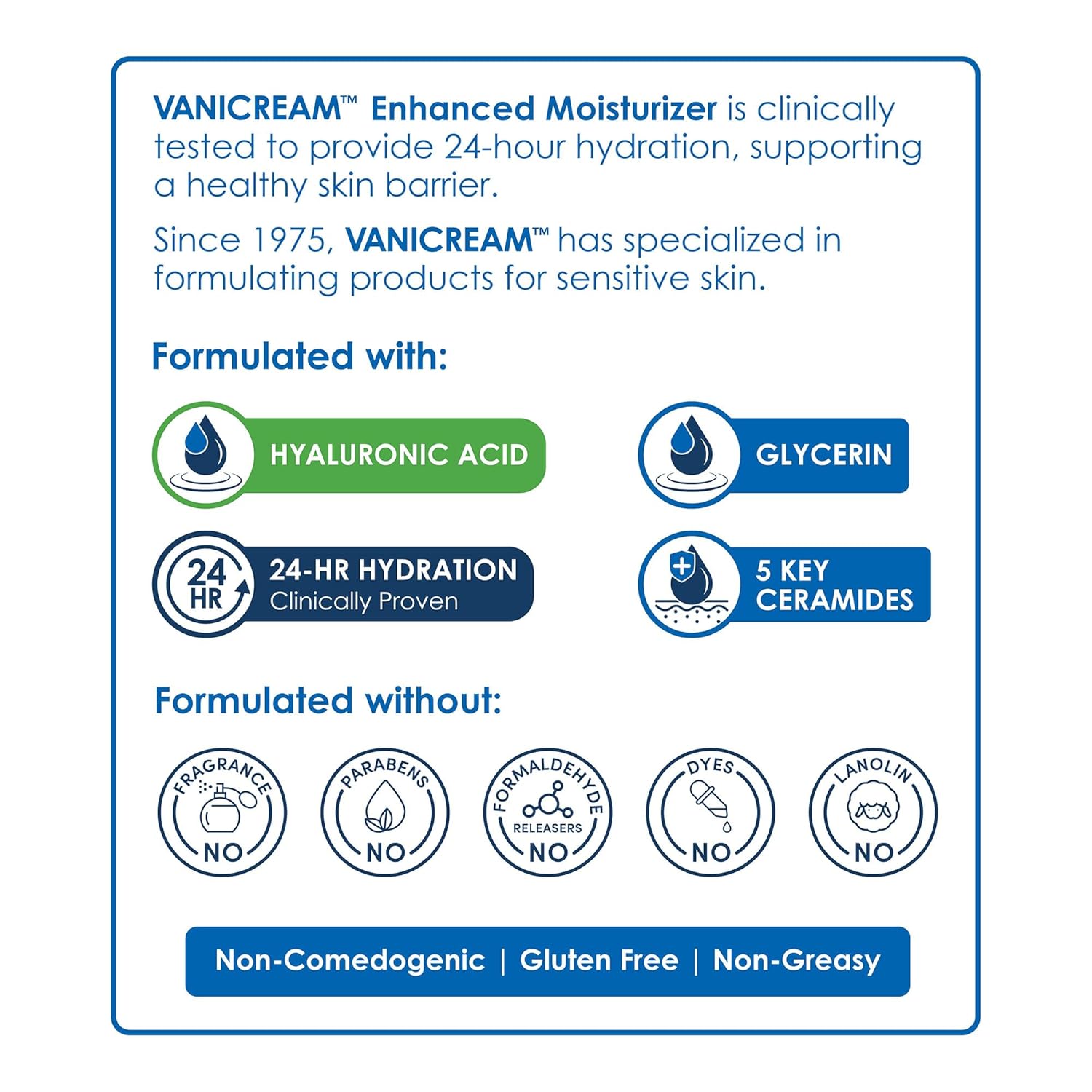 Vanicream Enhanced Moisturizer – Thoughtful Gift for Her with Sensitive or Eczema-Prone Skin
