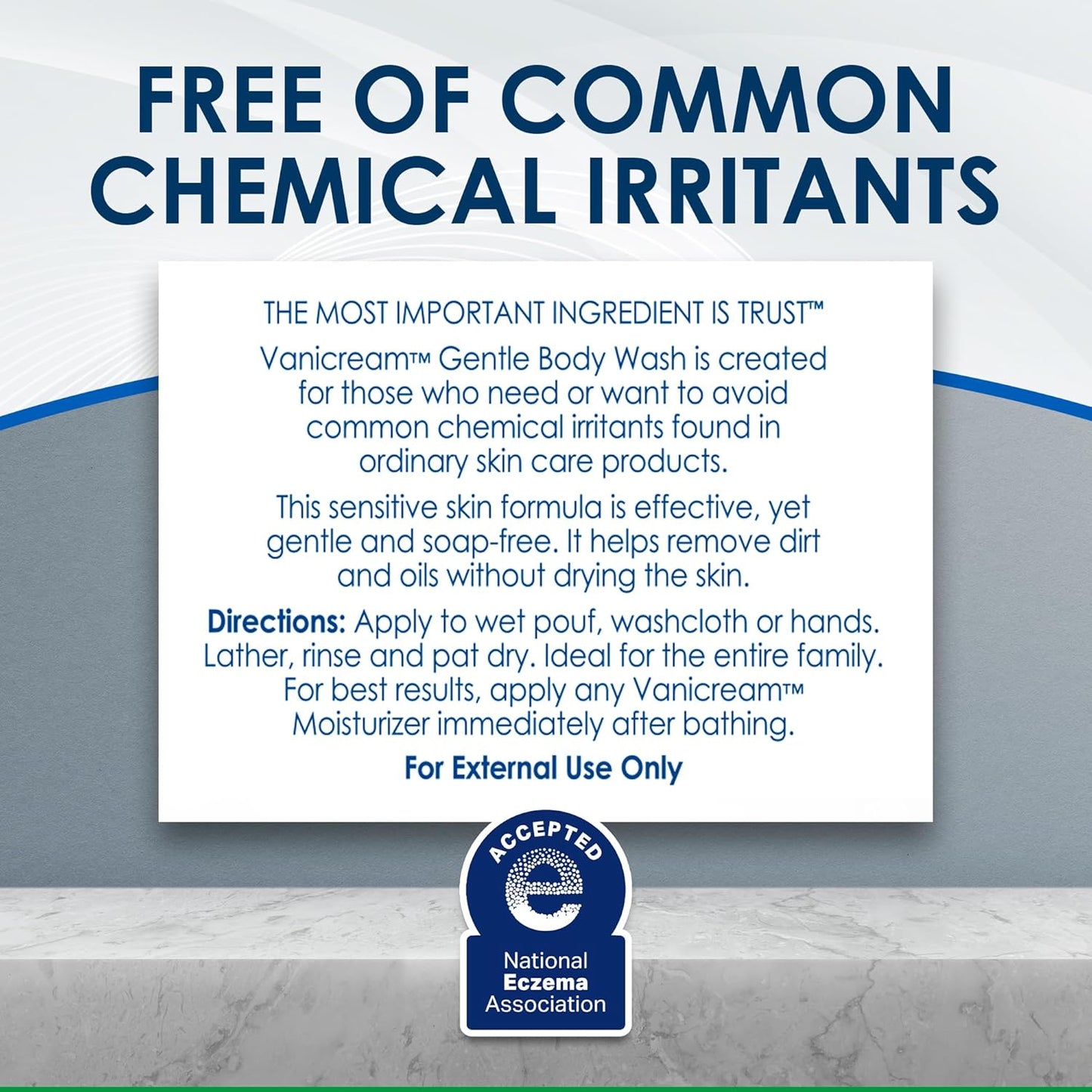 Vanicream Gentle Body Wash – Fragrance-Free Eczema Care for a Mindful Bath Routine