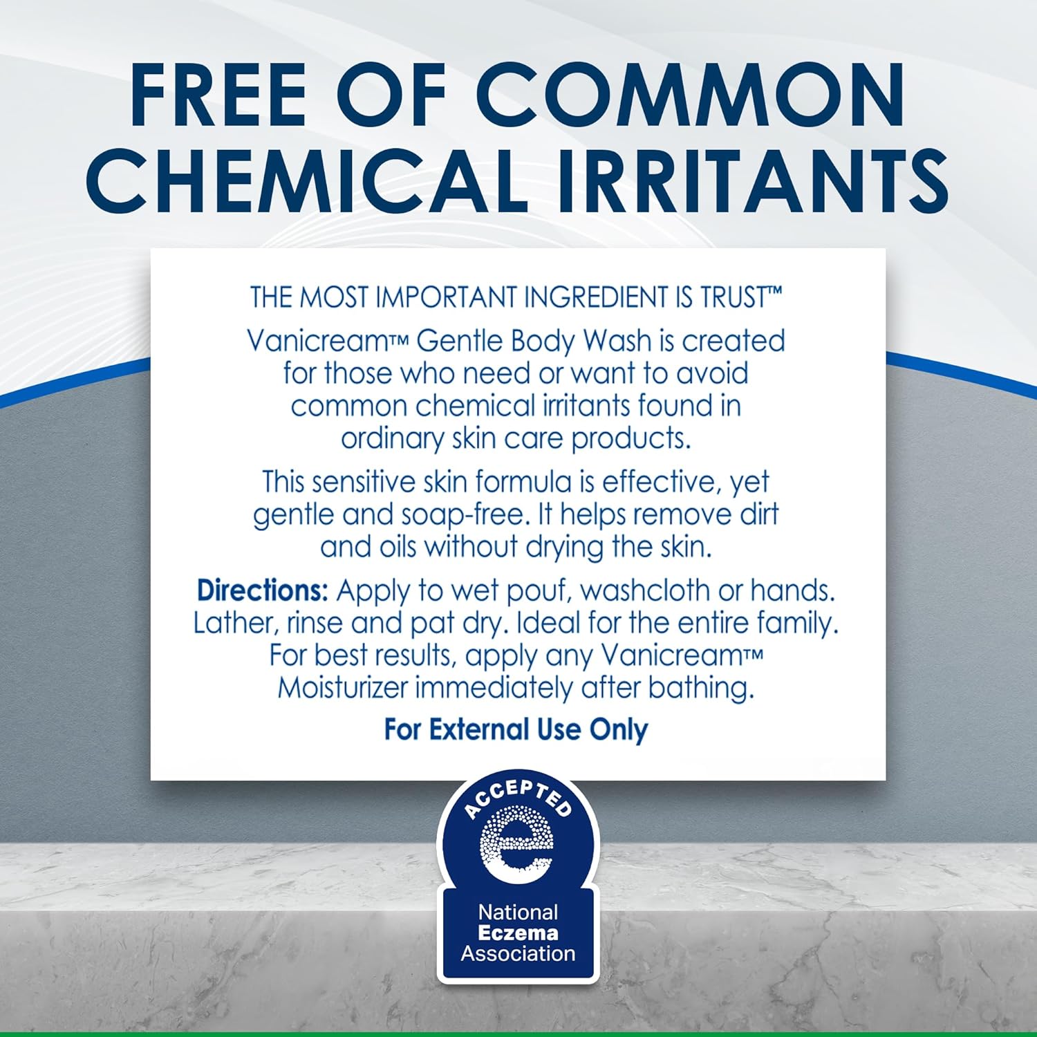 Vanicream Gentle Body Wash – Fragrance-Free Eczema Care for a Mindful Bath Routine
