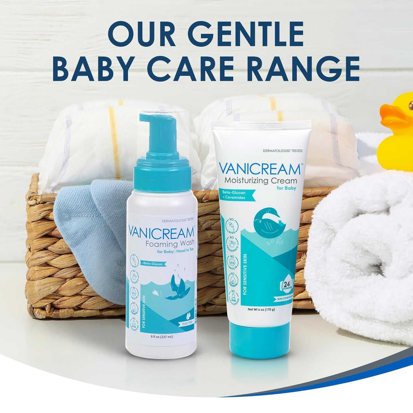 Vanicream Moisturizing Cream for Baby – Family-Safe Daily Lotion for Kids' Rooms, Changing Tables, and Post-Bath Routines