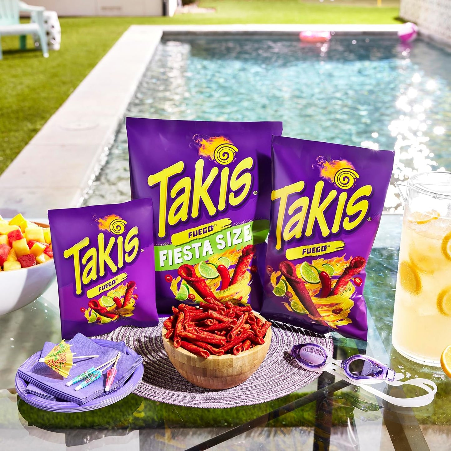 variety assortment spanning fuego, blue heat, and intense nacho flavors
