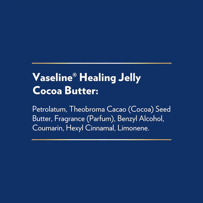 Vaseline Blueseal Rich Conditioning Cocoa Butter Jelly – Nightly Bedtime Moisturizing Ritual for Cracked Heels and Dry Skin