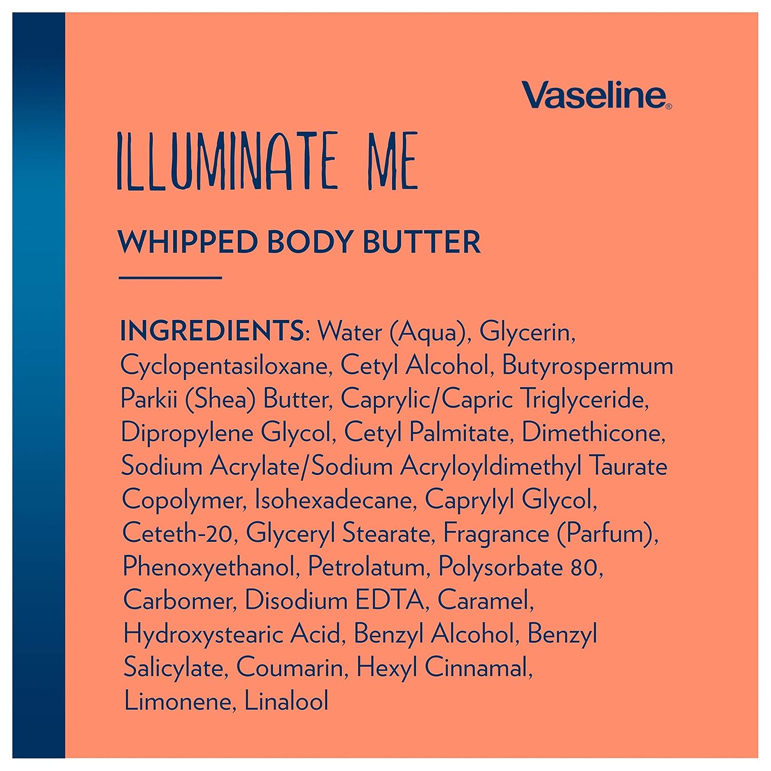 Vaseline Illuminate Me Whipped Body Butter for Melanin-Rich Skin – Nightly Self-Care Ritual with Warm I've Arrived Scent, 11 oz