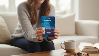 Vaseline Lip Therapy Original Care – Camping and Hiking Wind-Burn Defense, Pocket Travel Balm 6-Pack
