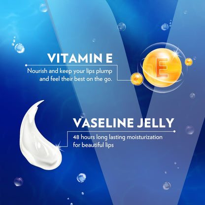 Vaseline Lip Therapy Original Care – Camping and Hiking Wind-Burn Defense, Pocket Travel Balm 6-Pack