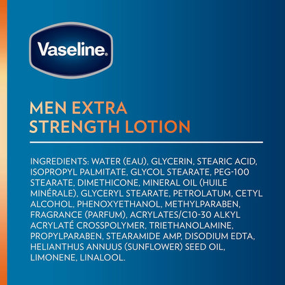 Vaseline Men's 3-in-1 Lotion – One Bottle Replaces Three Products in the Bathroom Cabinet