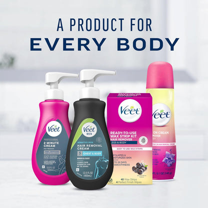 Veet Men's Hair Removal Cream – Clean, Simple Chest & Back Grooming in 5 Minutes