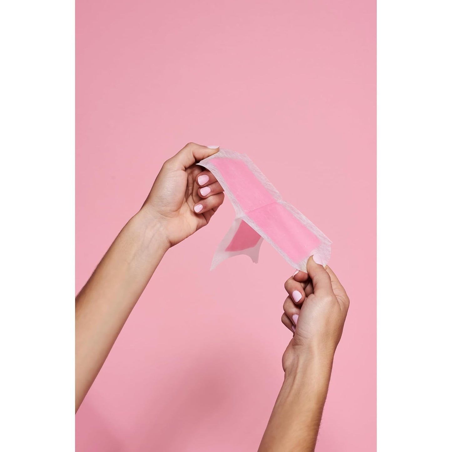 VEET Ready-To-Use Wax Strips – Self-Care Ritual for Smooth Legs, At-Home Hair Removal Spa Experience