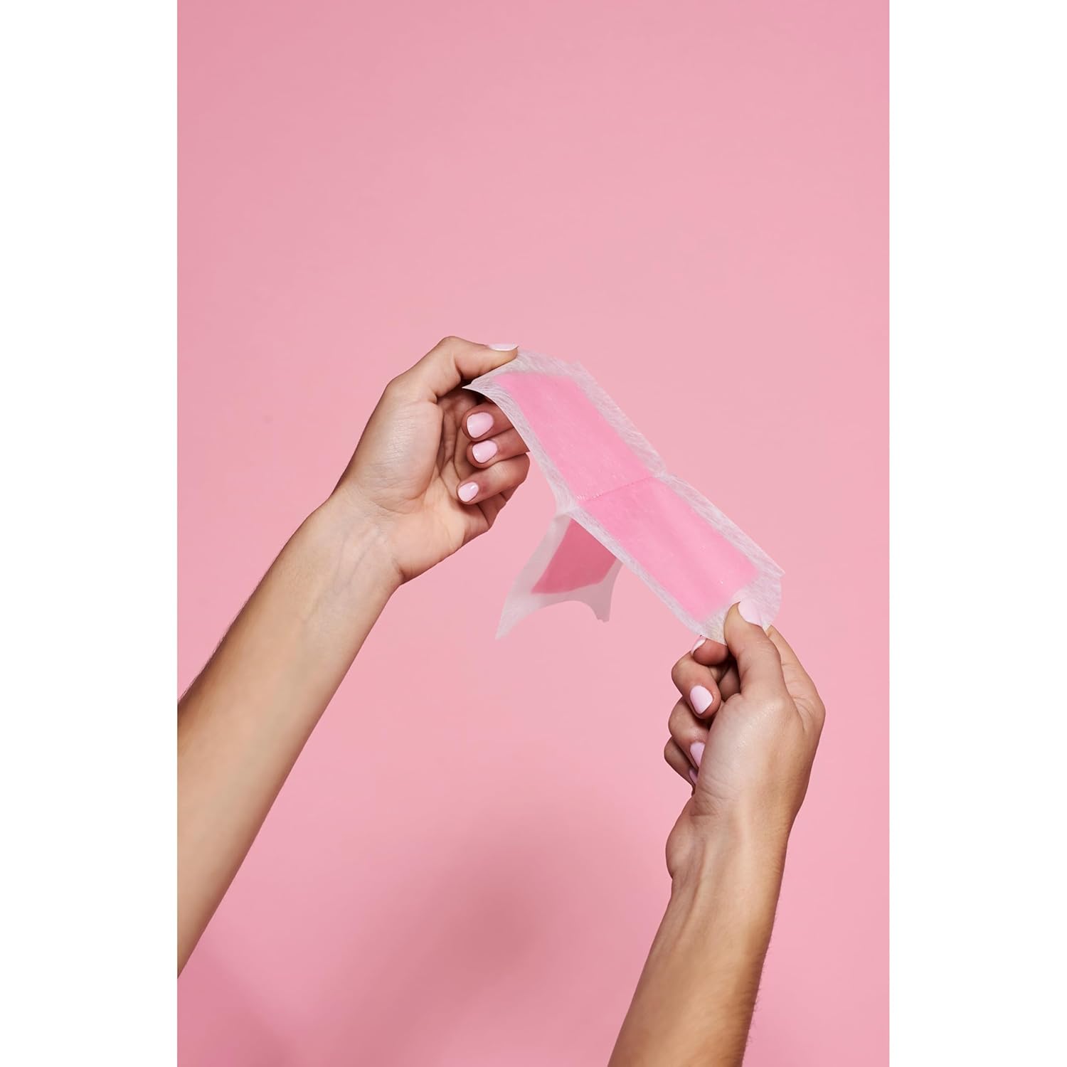 VEET Ready-To-Use Wax Strips – Self-Care Ritual for Smooth Legs, At-Home Hair Removal Spa Experience