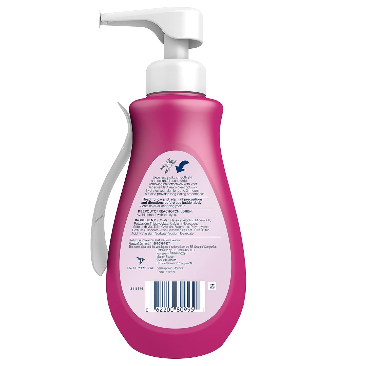 Veet Sensitive Skin Hair Removal Cream – Calming Self-Care Ritual with Fresh Aloe & Violet Blossom
