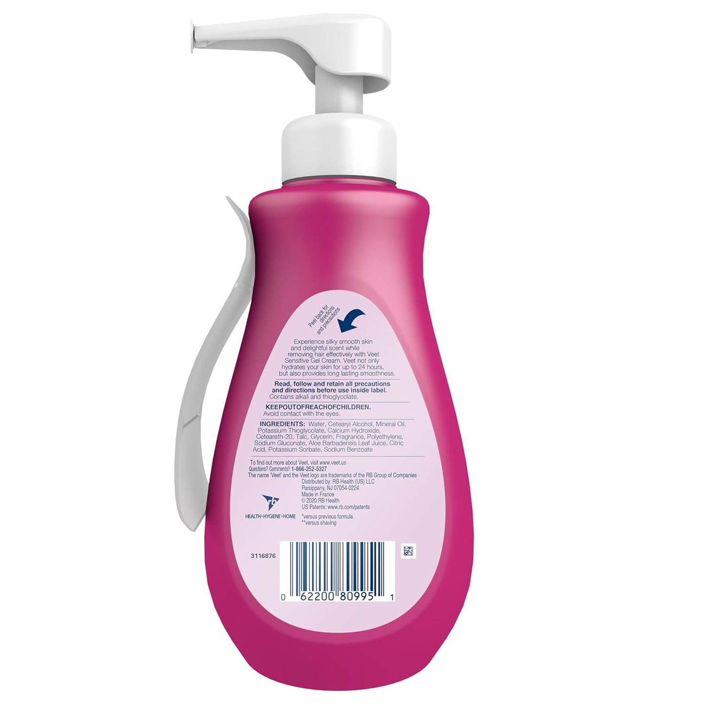 Veet Sensitive Skin Hair Removal Cream – Calming Self-Care Ritual with Fresh Aloe & Violet Blossom