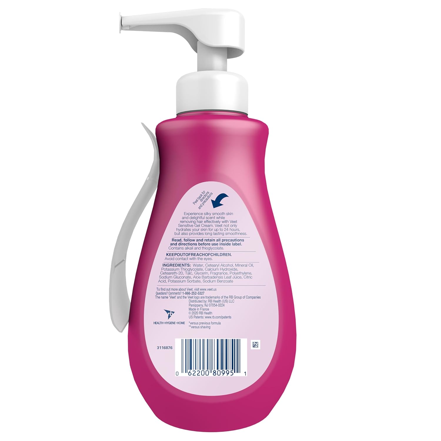 Veet Sensitive Skin Hair Removal Cream – Razor-Cut-Free Alternative for Safe Home Grooming