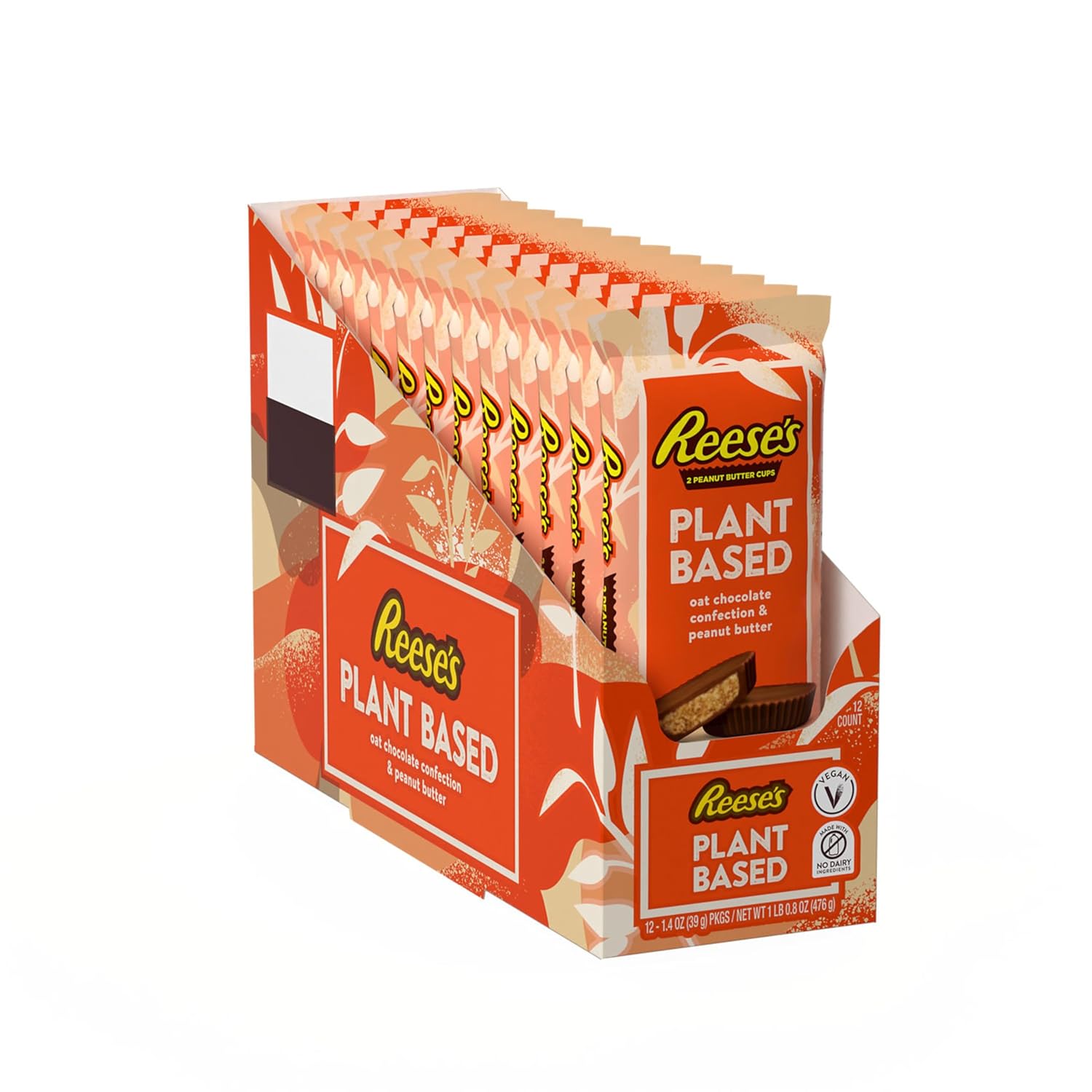 vegan certified formulation with peanut butter filling
